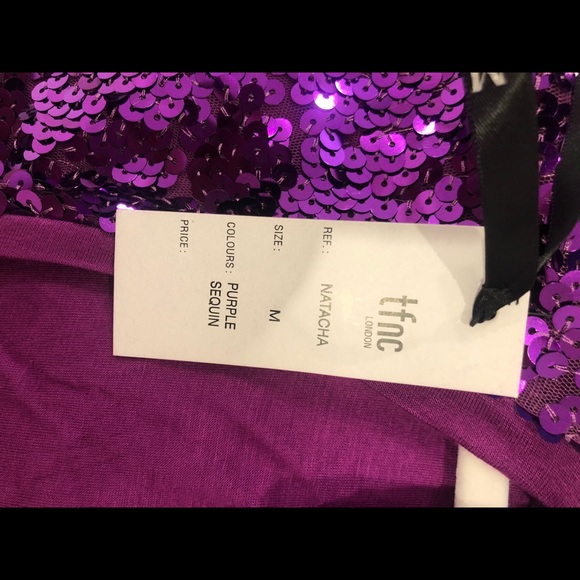 Purple Sequins Cocktail dress — purchased from ASOS - Picture 4 of 5